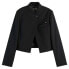 SCOTCH & SODA Cropped Tailored blazer Evening Black, L - фото #1