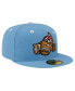 Фото #2 товара Men's Light Blue Louisville Bats Theme Night Mashers 59FIFTY Fitted Hat