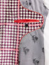 Twisted Tailor ribery skinny suit jacket in pink houndstooth check