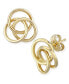 ფოტო #1 პროდუქტის Love Knot Stud Earrings in 14k Gold