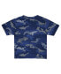 ფოტო #4 პროდუქტის Toddler Boys and Girls Navy New York Yankees Field Ball T-shirt and Shorts Set