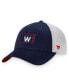 Фото #1 товара Men's Navy, White Washington Capitals Authentic Pro Trucker Snapback Hat