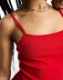 ONLY Petite exclusive mini cami sundress in red