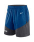 Фото #3 товара Men's Royal, Anthracite Indianapolis Colts Primary Lockup Performance Shorts