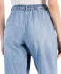 Фото #6 товара Women's Cotton High-Rise Wide-Leg Denim Sailor Pants
