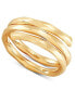 ფოტო #1 პროდუქტის Polished Coil Statement Ring in 10k Gold