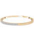 ფოტო #3 პროდუქტის Diamond Textured Bangle Bracelet (1/2 ct. t.w.) in Gold Vermeil, Created for Macy's