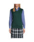 Фото #3 товара Women's School Uniform Cotton Modal Fine Gauge Sweater Vest