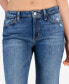 ფოტო #3 პროდუქტის Women's Distressed Faded Bootcut Jeans