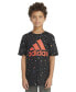 Фото #1 товара Футболка для малышей Adidas Big Boys Regular-Fit Terrazzo Dot Logo