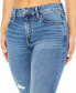 Фото #8 товара Juniors' Curvy Distressed Skinny Ankle Jeans