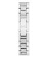 Women's Glitter Silver-Tone Bracelet Watch 36mm, Created for Macy's