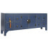 Фото #1 товара ТВ шкаф DKD Home Decor Синий Позолоченный Ель Деревянный MDF 130 x 24 x 51 cm
