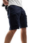 GANT relaxed fit twill cargo shorts in navy