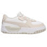 Фото #1 товара Puma Cali Dream Platform Womens Off White, White Sneakers Casual Shoes 385597-0