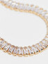 Фото #7 товара ASOS DESIGN Curve necklace with cubic zirconia crystal design