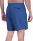 Фото #2 товара Men's Stretch Twill-Print 7" Swim Trunks with Compression Liner