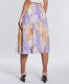 ფოტო #3 პროდუქტის Women's Pleated Midi Skirt