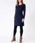 Women's Knitted Maternity Nursing Dress with Pockets