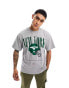 Фото #1 товара Pull&Bear New York Jets t-shirt in grey