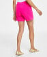 Фото #5 товара Women's Mid Rise Pull-On Shorts, Created for Macy's