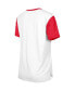 Women's White, Red Kansas City Chiefs Third Down Colorblock T-shirt