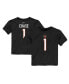 ფოტო #1 პროდუქტის Toddler Boys and Girls Ja'Marr Chase Black Cincinnati Bengals Player Name and Number T-shirt