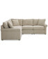 Фото #5 товара Wrenley 102" 5-Pc. L-Shape Modular Sectional Sofa, Created for Macy's