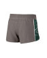 Women's Gray and Green Michigan State Spartans Pamela Lined Shorts