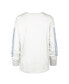 ფოტო #2 პროდუქტის Women's White Distressed Florida Gators Statement SOA 3-Hit Long Sleeve T-shirt