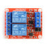Relay module 2 channels H/L with optoisolation - 10A/250VAC contacts - 5V coil