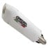 GPR EXCLUSIVE Albus Evo4 Multistrada 950 17-20 Euro 4 CAT homologated muffler with link pipe Белый, Homologated - фото #2