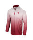 ფოტო #2 პროდუქტის Men's White/Crimson Oklahoma Sooners Laws of Physics Quarter-Zip Windshirt