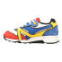 Diadora N9000 Dessau Lace Up Mens Blue, Orange, Yellow Sneakers Casual Shoes 17