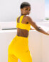 Labelrail x Eva Apio twist front jumpsuit in mustard yellow