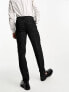 Фото #3 товара ASOS DESIGN slim suit trousers in crosshatch in black