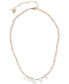 Фото #1 товара Lucky Brand gold-Tone & Color Beaded LUCKY Collar Necklace, 16" + 3" extender