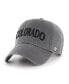 Фото #1 товара Men's Charcoal Distressed Colorado Buffaloes Vintage-Like Clean Up Adjustable Hat