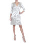 Women's Ruffled 3/4-Sleeve Dress