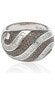 ფოტო #1 პროდუქტის Suzy Levian Sterling Silver Cubic Zirconia Pave and Channel-set Swirl Ring