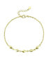 ფოტო #1 პროდუქტის 14K Gold Plated Adjustable Bracelet for Teens