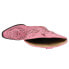 Фото #4 товара Roper Riley Glitz Tooled Inlay Snip Toe Cowboy Womens Pink Casual Boots 09-021-