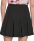 ფოტო #1 პროდუქტის Petite Pleated Side-Zip Mini Skirt