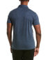 Barefoot Dreams Malibu Collection Polo Shirt Men's Blue S