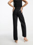 & Other Stories co-ord linen mix tailored trousers in black