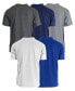 ფოტო #41 პროდუქტის Men's Short Sleeve V-Neck Tee-5 Pack