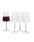 Aline Red Wine Glasses Set of 4, 18 oz