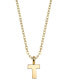 Gold-Tone Initial Necklace 20"