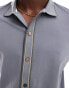 Фото #2 товара PS Paul Smith knitted button down polo shirt in grey