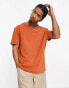 Фото #1 товара ASOS DESIGN essential heavyweight relaxed t-shirt 240gsm t-shirt in orange